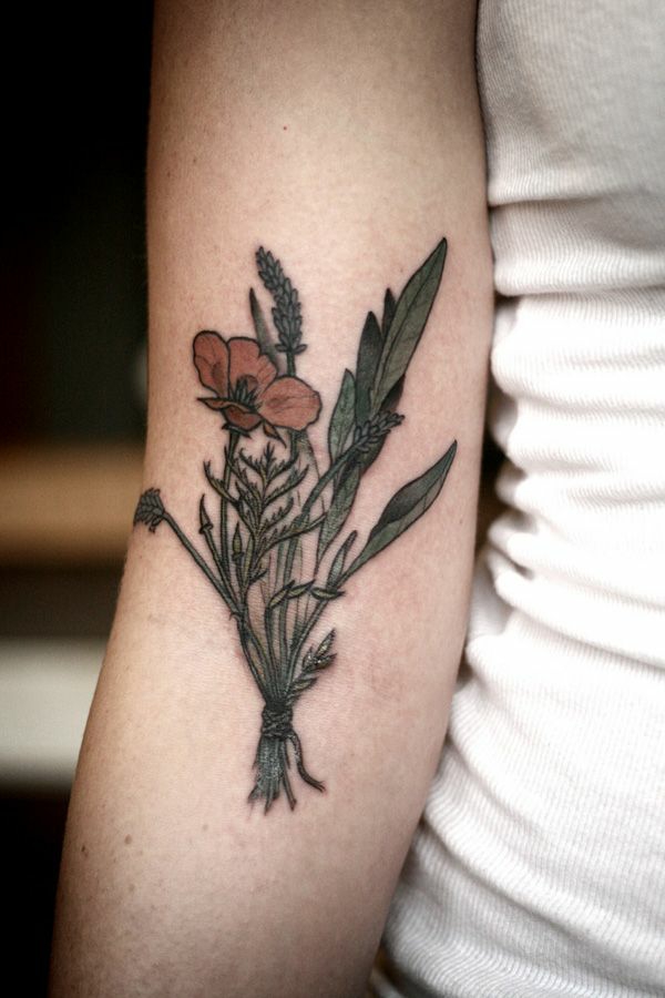 tattoo motive für frauen blumen unterarm trendy